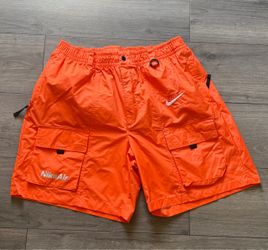 Nike - Air Nsw Short Repel Multiple Pockets Cargo Shorts Orange Size XL