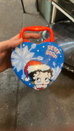 Betty Boop Christmas Heart Tin 