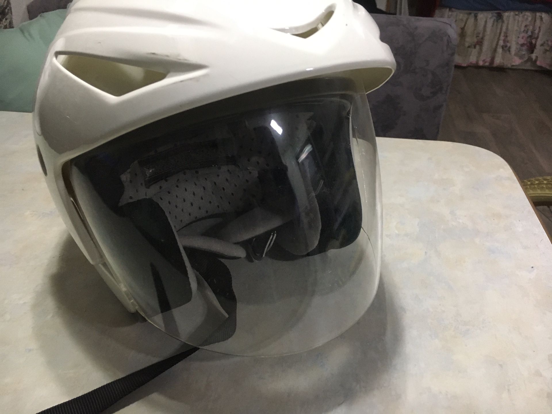 AFX 3/4 Face Shield Motorcycle Helmet Size Small Dual Sport Street Use