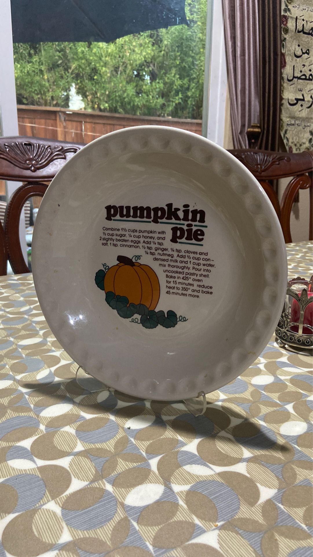 Fall Decorative plate