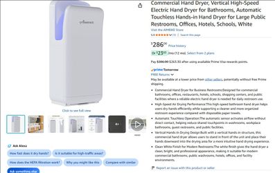 Commercial Hand Dryer,