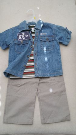 3T/5T boy three piece outfits