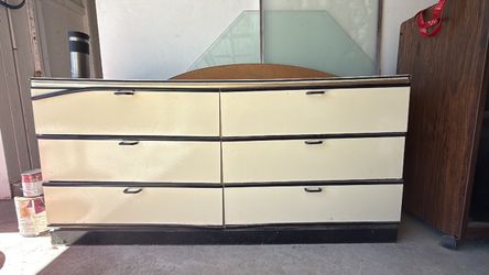 Dresser and headboard