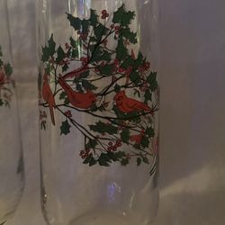 Vintage Christmas Glasses