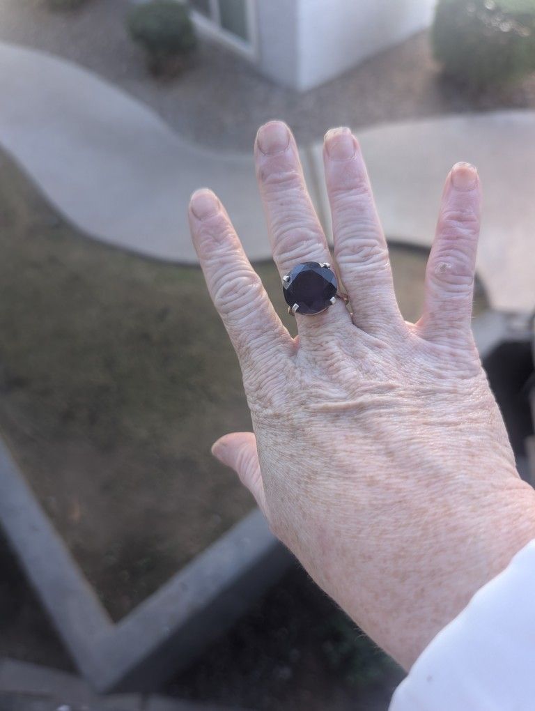 Amethyst Ring In Silver