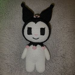 Crochet Kuromi Plushie