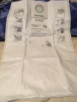 Festool CT26 Zipper Bags