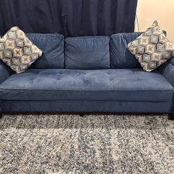 Queen Size Pull-Out Couch & Matching Chair Set