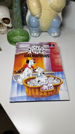 New Vintage 1995 Disney 101 Dalmatians HC Book Wonderful World Of Reading