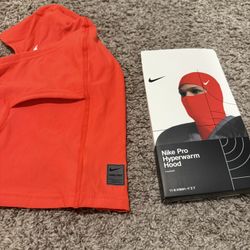 Orange Nike Ski Mask