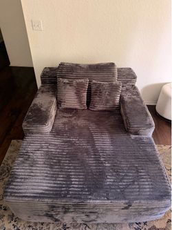 Gray Floor Lounge Sofa