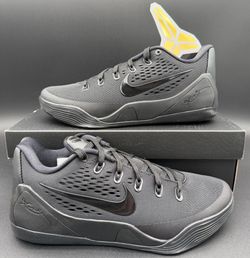 Size 8.5 - 2025 Nike Kobe 9 Elite EM TB Promo Low Triple Black Ds Og All