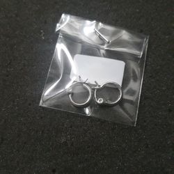 Sterling Silver Earrings 10mm