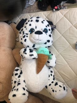 Giant stuffed Dalmatian 2.5 ft