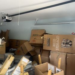 40-50 Boxes, including 8 to 10 wardrobe boxes