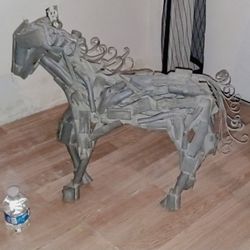 Large Driftwood Horse