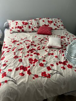 Free king size bed, frame included