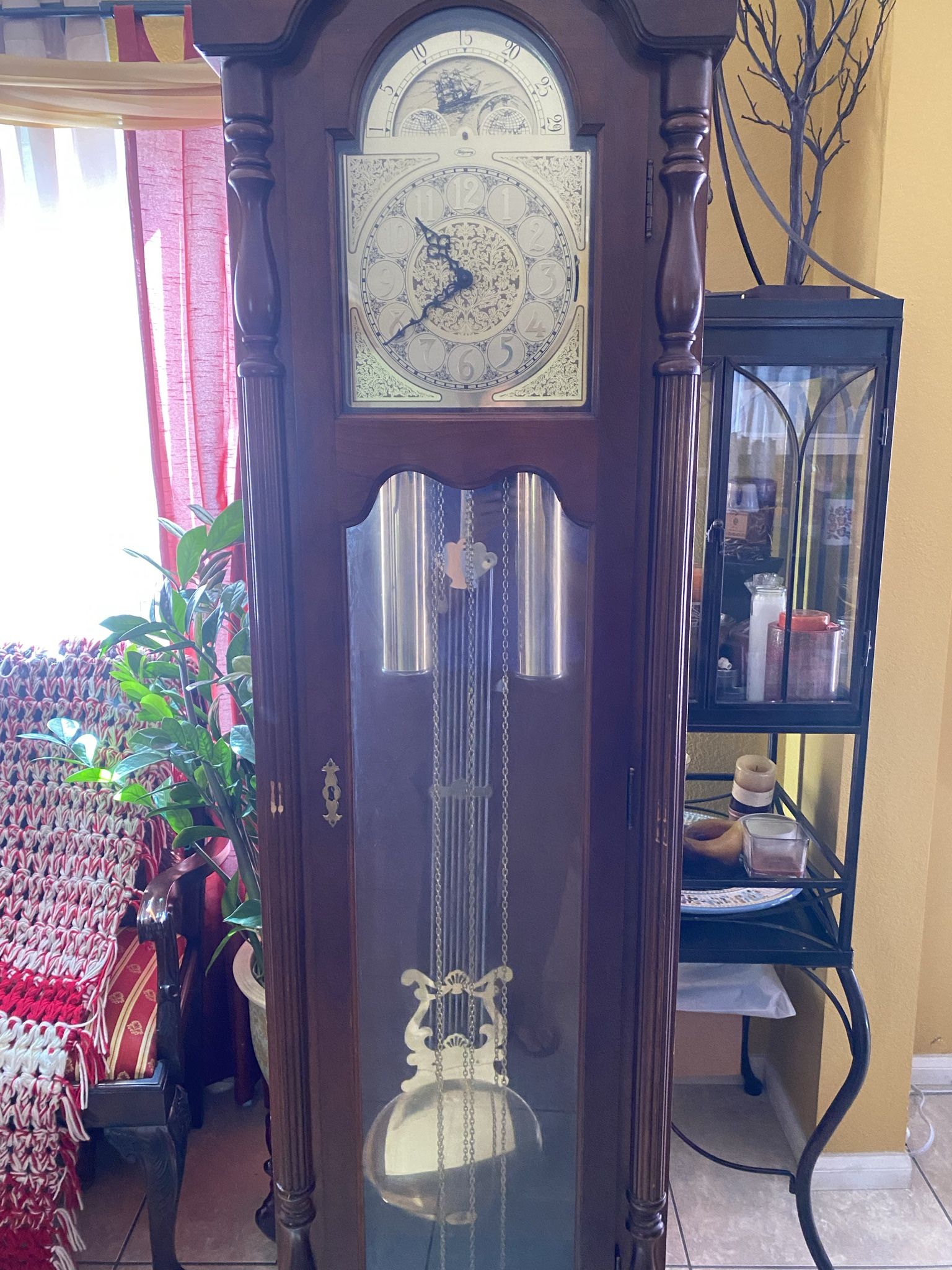 Ridgeway Grandfather Clock 6 Feet Tall