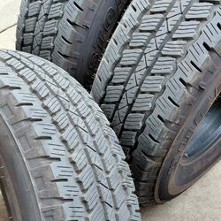 18s  TIRES BRIDGESTONE DUELER AT TIRES 255 70 18 