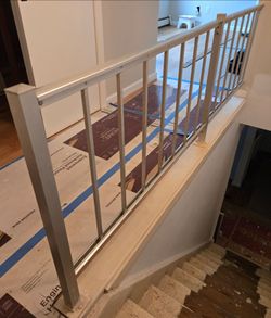 Aluminum Stair Railing Section – 89.25" L x 30" H