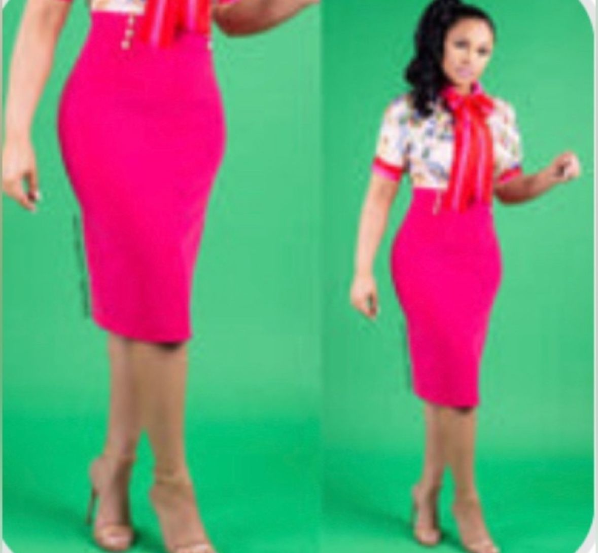 (47)- Amazing High Waisted Pencil Skirtπ Go Ahead And Be Fine And Professional!
