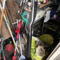 Harley Davidson Flsb Stock Headers With Aftermarket Slip On Exhaust 