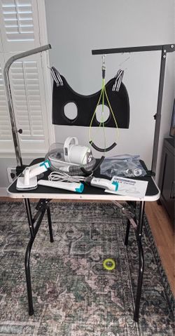 Pet Grooming Table with Vacuum Kit