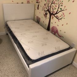 Twin Bed Frame With Mattress All New Furniture And Free Delivery Free Installation 