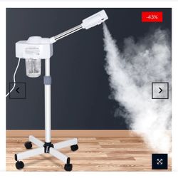 ZENY™ Facial Steamer On Wheels For Personal Home Salon Spa Skin Cleaning