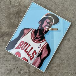 Michael Jordan Chicago Bulls Painting 