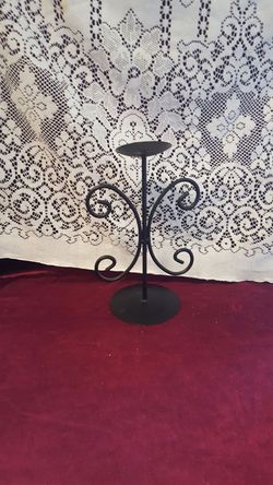 Candle holder wrought iron