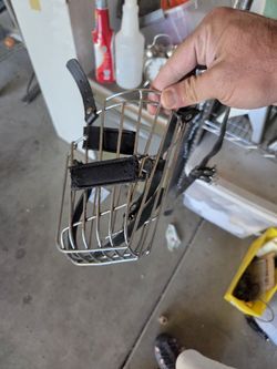 Heavy Duty Wire Basket Dog Muzzle - Leather Straps & Padded