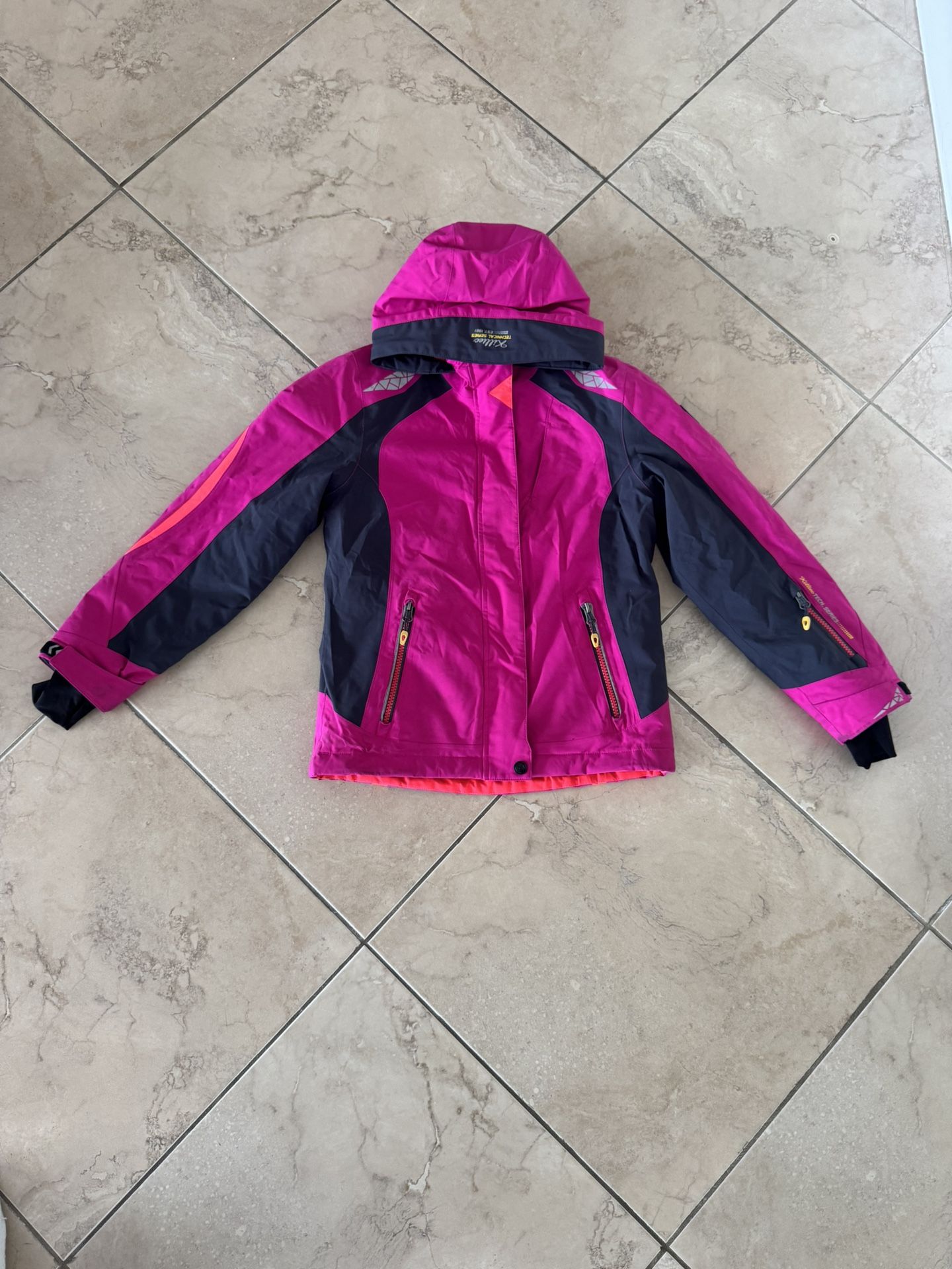 Kids purple ski jacket 