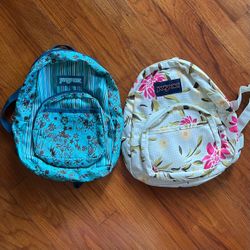 Cute backpacks; they are small.