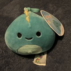 Nafese the Dinosaur 3.5” Clip Squishmallow NWT 