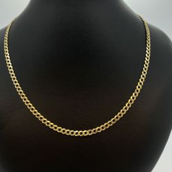 Gold Chain Curb Link 14K 