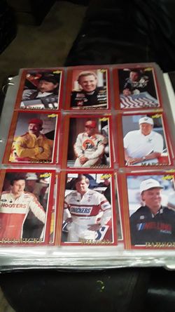 Binder Full Of Nascar Collectable Cards