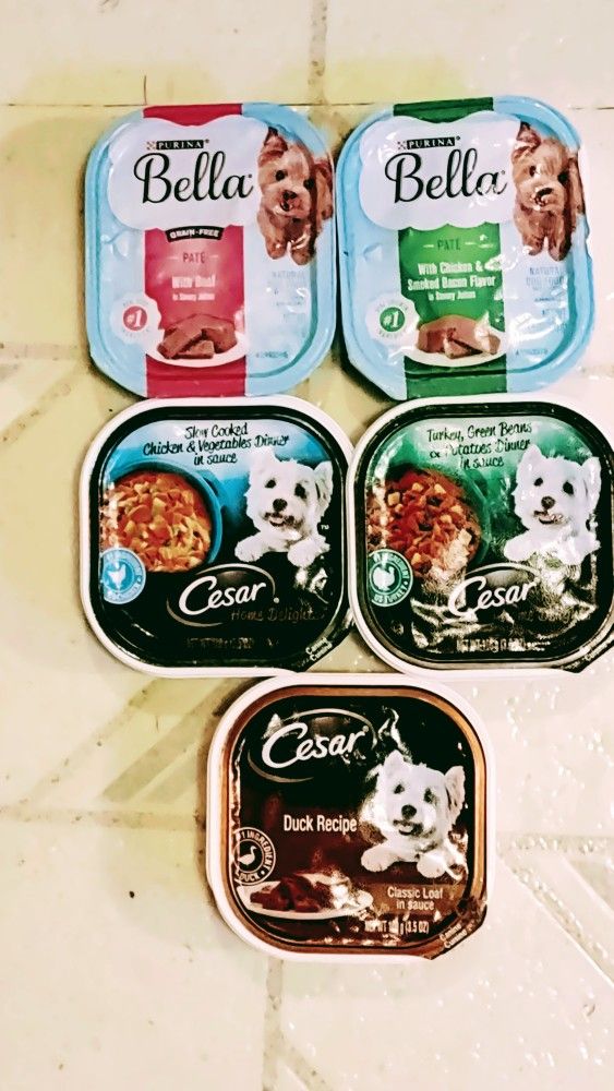 Cesar's Wet Dog Food, Variety  &  Purina Wet Food