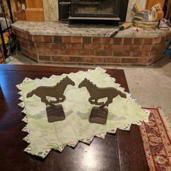 Running Horse Bookends