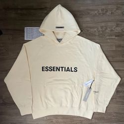 essentails hoodie size small