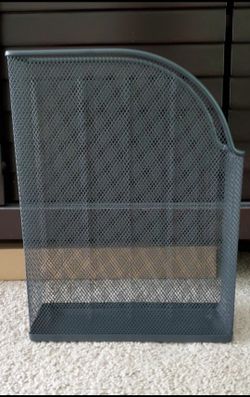 Mesh Magazine Holder Black Metal