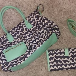 Diaper Bag W Matching Changing Pad