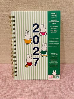 Miffy Aug 2026-Dec 2027 Weekly Planner Agenda