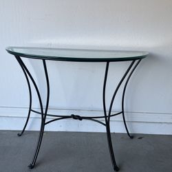 Glass Console Table 