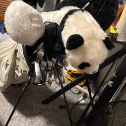 Golf Bag W/ Clubs Balls & Range Finder