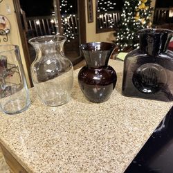4 Flower Vases