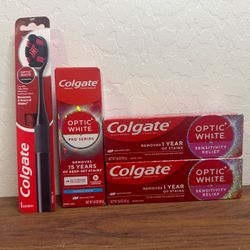 Colgate toothpaste toothbrush bundle