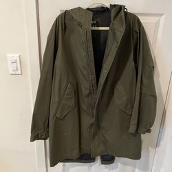 Uniqlo Men’s Fish Tail Parka Coat (Small, Fits Big)