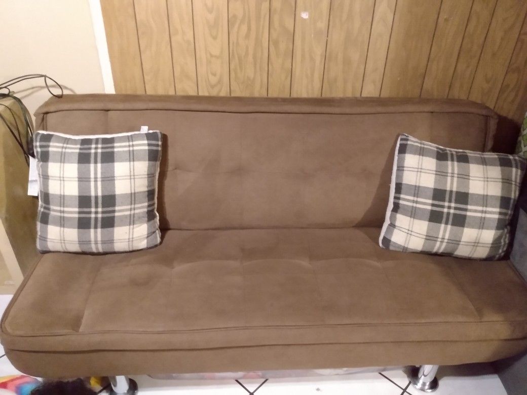 Brown 6 feet futon. $70 OBO.