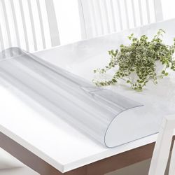 Clear Table Cover Protector, 36x72 Inch Table Cover